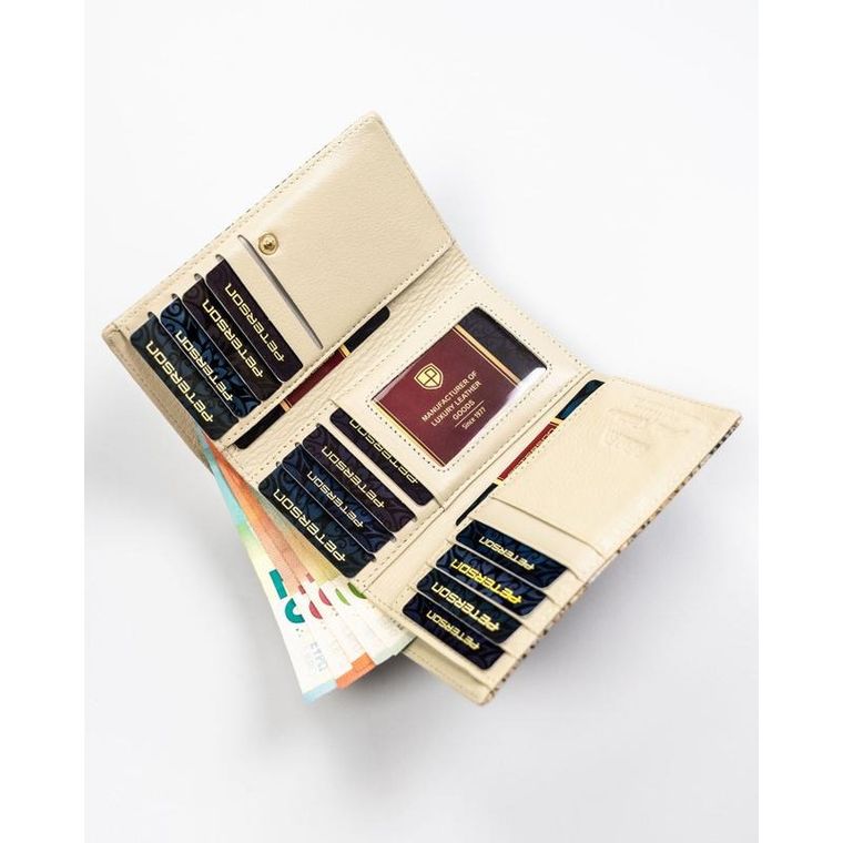 Portfel, mix, skórzany, Petereson