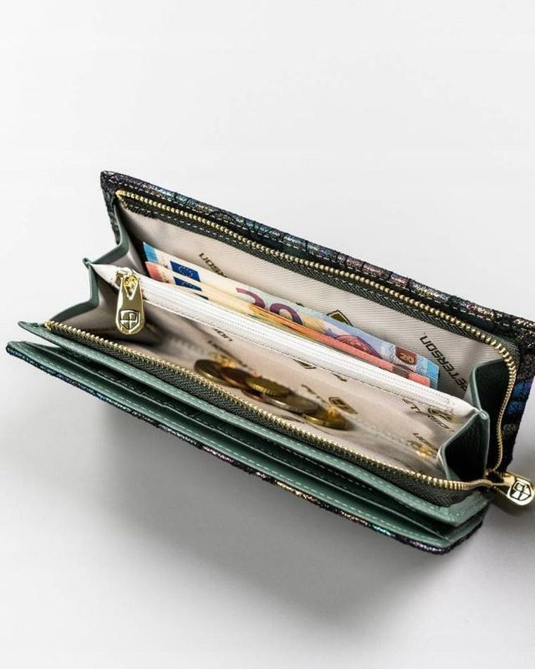 Portfel, mix, skórzany, Peterson