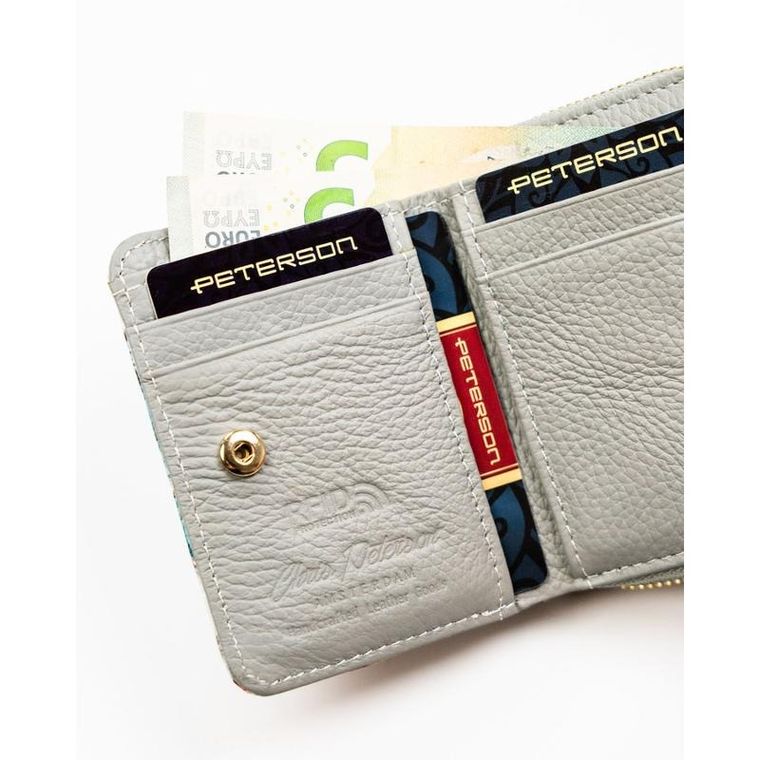 Portfel, mix, skórzany, Peterson