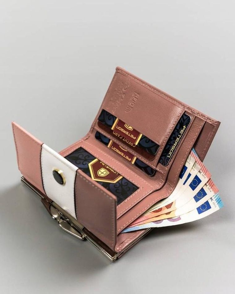 Portfel, mix, skórzany, RFID, Peterson