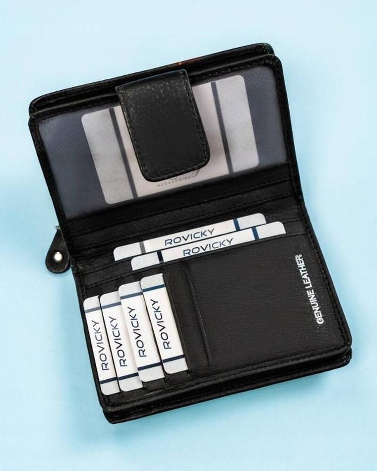 Portfel, mix, skórzany, Rovicky