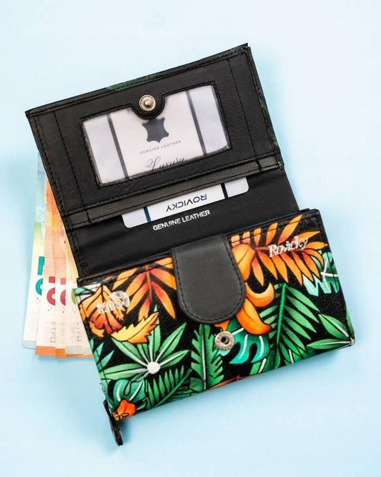 Portfel, mix, skórzany, Rovicky