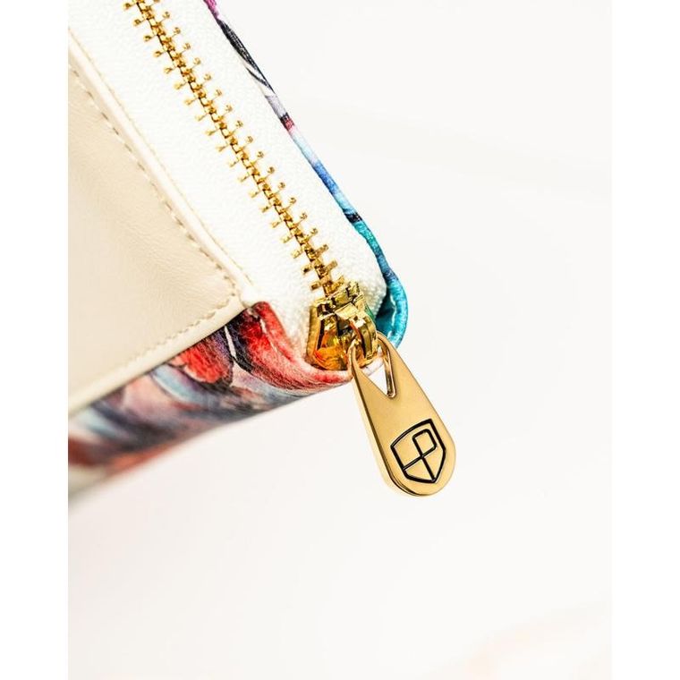 Portfel-piórnik, mix, skóra naturalna i ekologiczna, Peterson