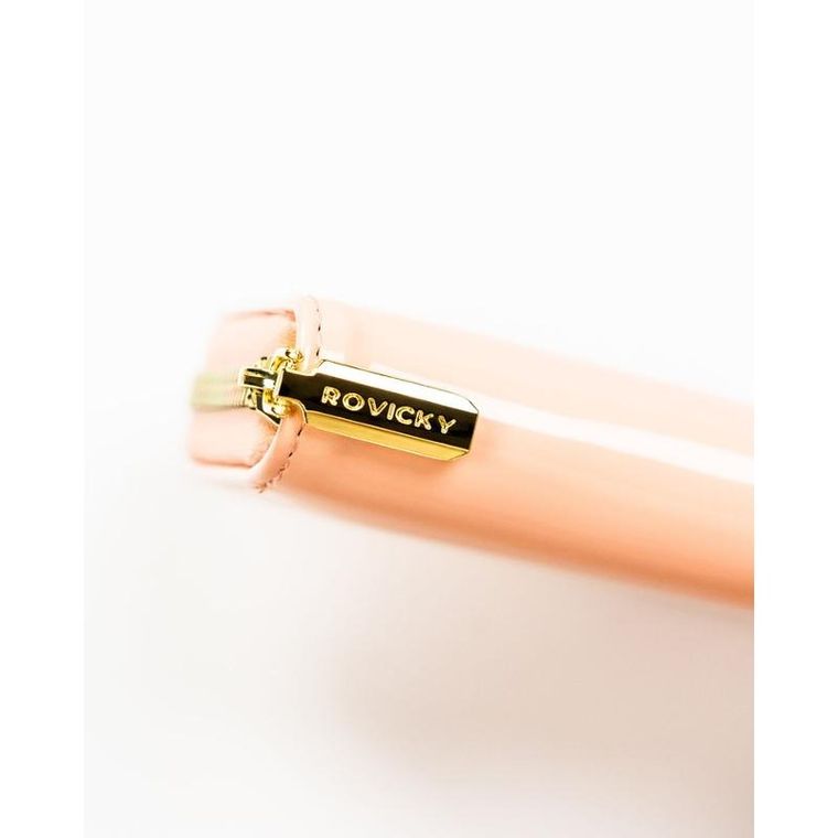 Portfel, różowy, skóra ekologiczna, Rovicky