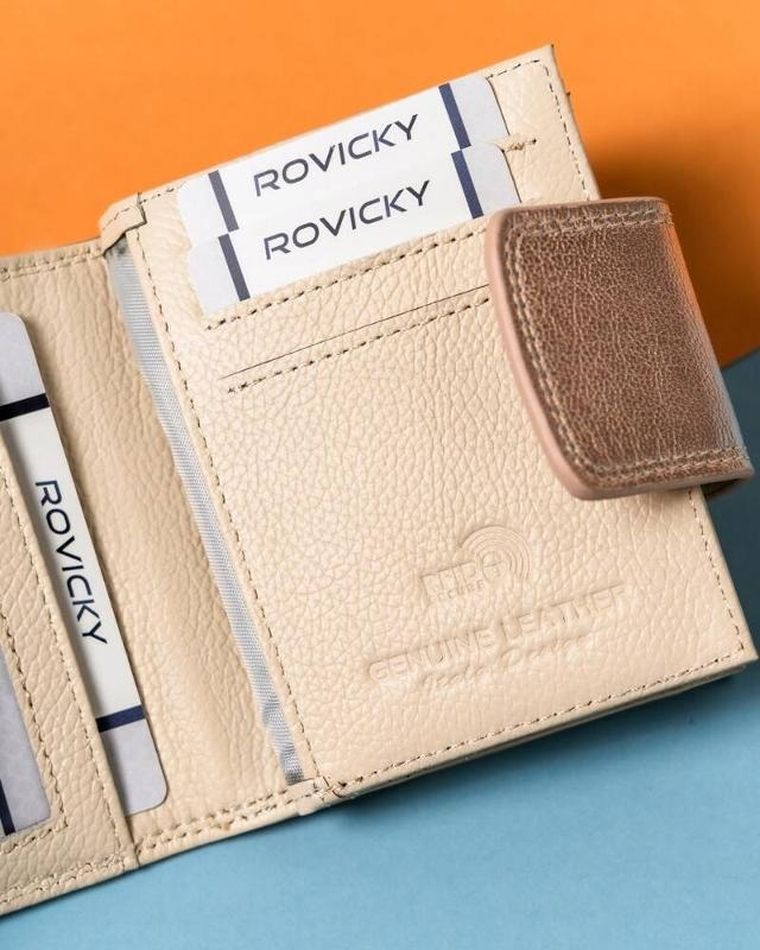 Portfel, skórzany, różowy, Lorenti