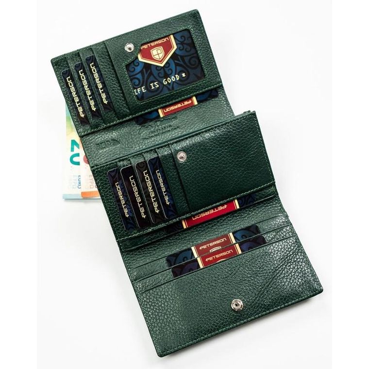 Portfel, zielony, Peterson
