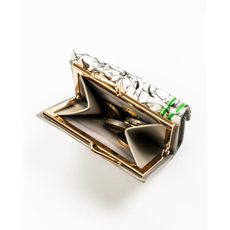 Portfel, zielony, skórzany, Peterson