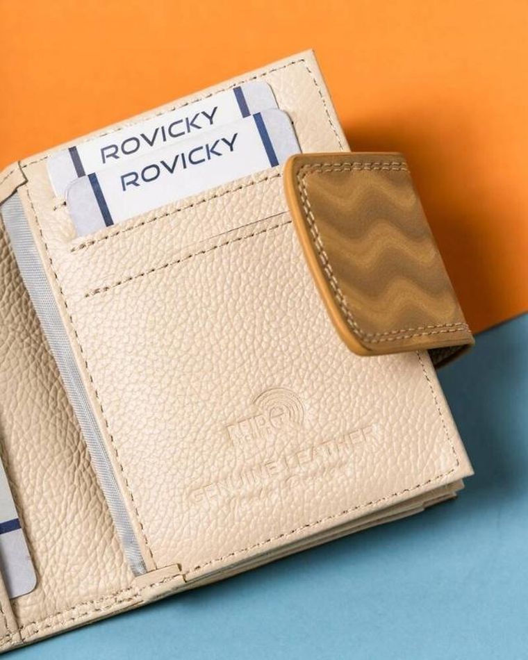 Portfel, złoty, skórzany, Lorenti