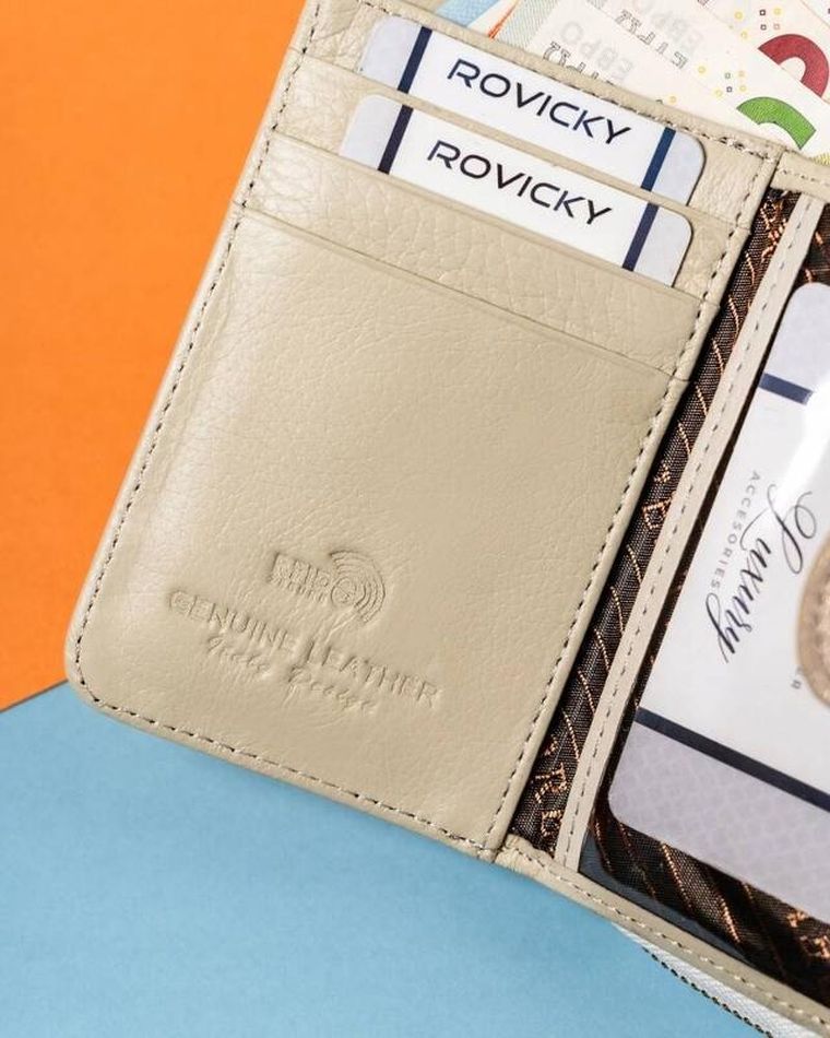 Portfel, złoty, skórzany, Lorenti