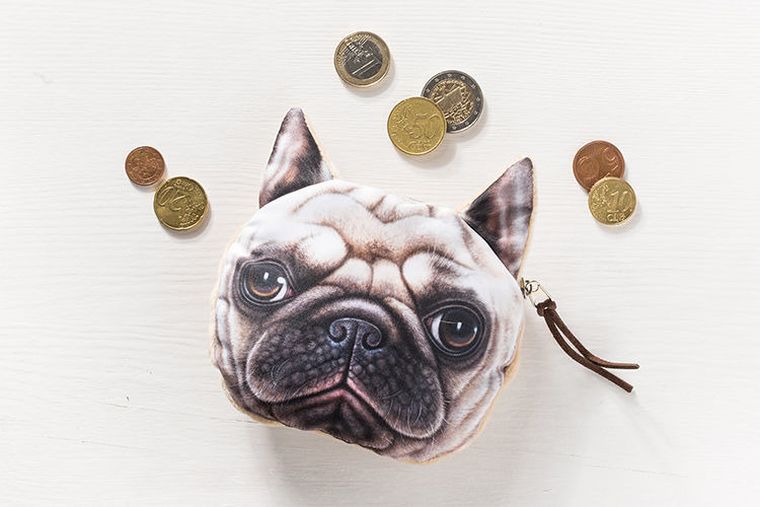 Portmonetka 3D, buldog