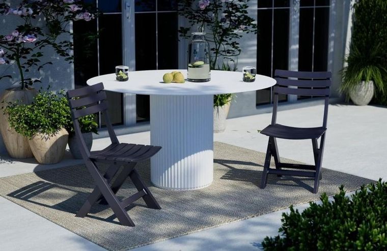 Progarden, zestaw 4 krzeseł cateringowych, Komodo, antracyt