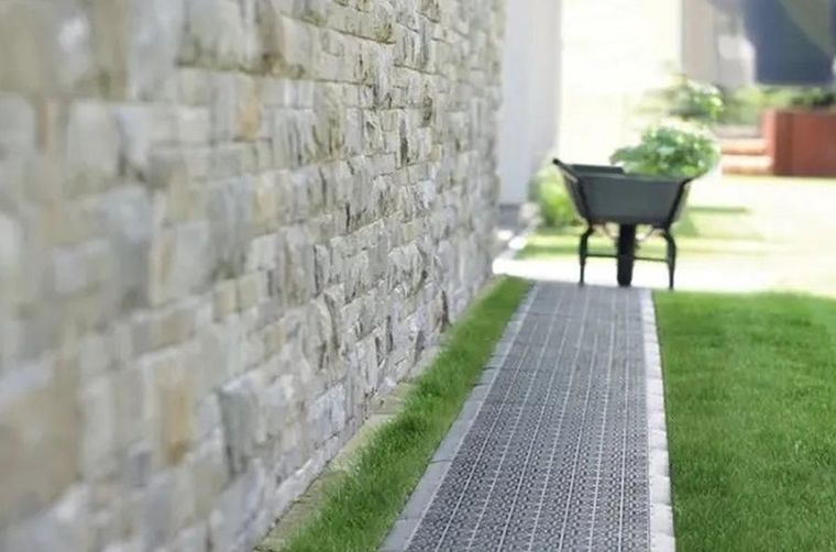 Prosperplast, Mosaic, kratka chodnikowa ażurowa, czarna, 1 szt.