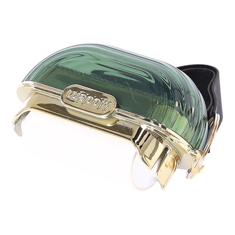 Przenośna mini szczotka do usuwania zmechaceń, zielona