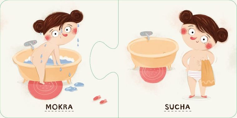 Pucio. Przeciwieństwa. Puzzle, 20 elementów