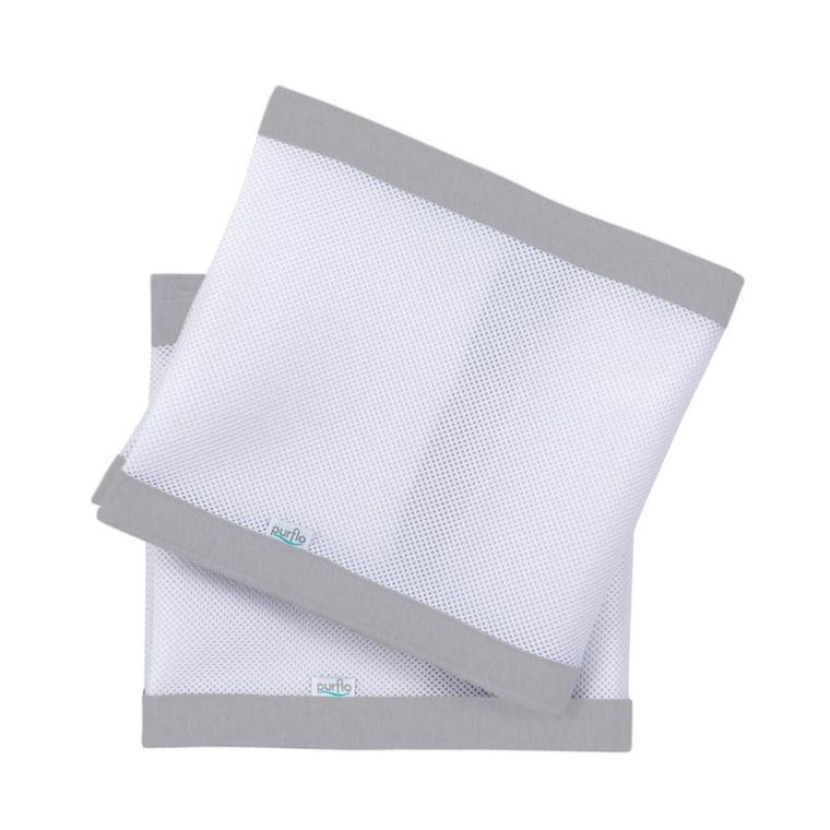 Purflo, Pur Air, oddychający ochraniacz do łóżeczka, Cloud Grey