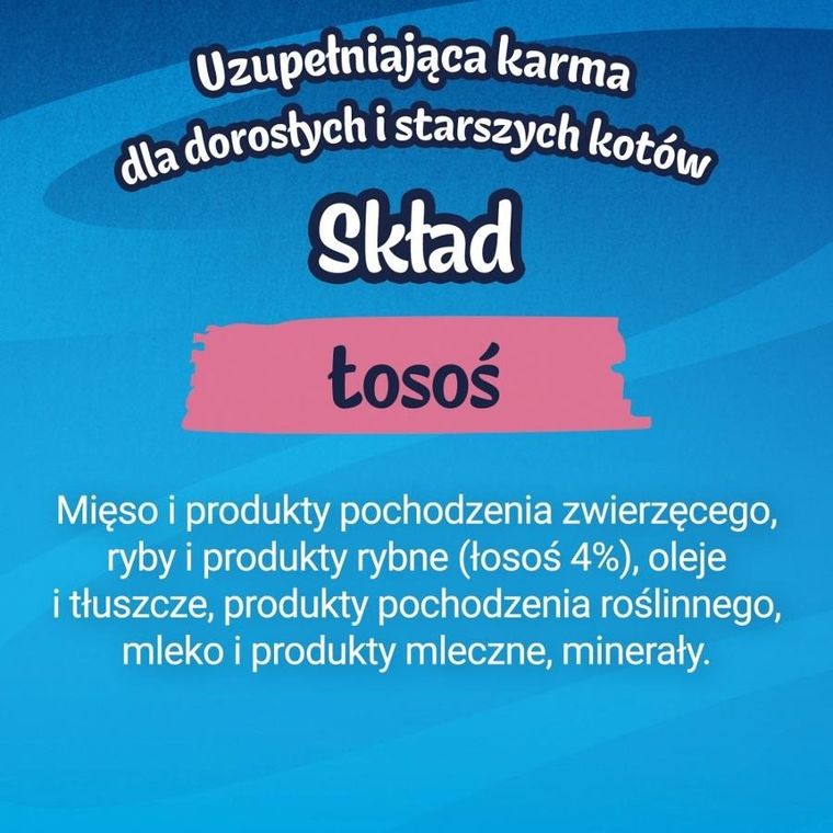 Purina, Felix, Deli Moments, łosoś, przysmak dla kota, 4-10g