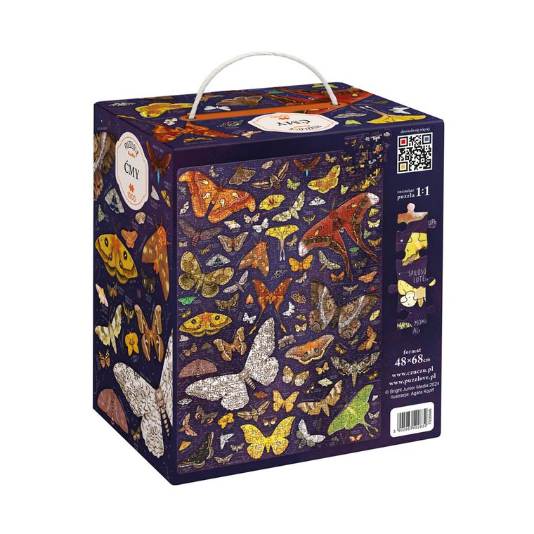 Puzzlove, CzuCzu, Ćmy, puzzle, 1000 elementów