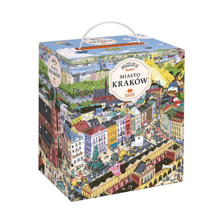 Puzzlove, CzuCzu, Miasto Kraków, puzzle, 1000 elementów