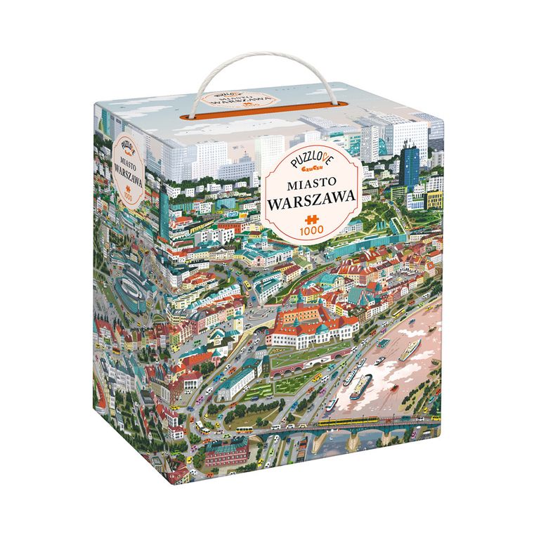 Puzzlove, CzuCzu, Miasto Warszawa, puzzle, 1000 elementów