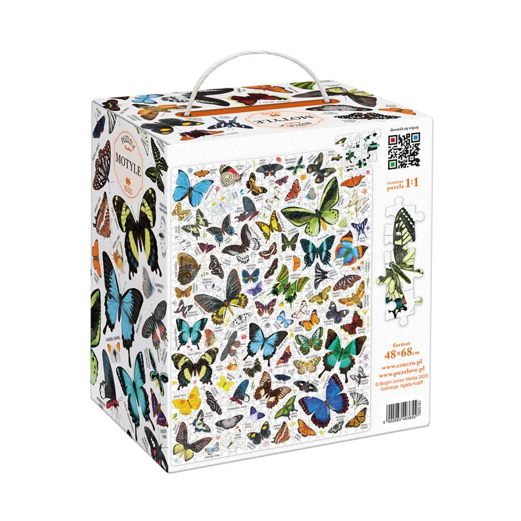 Puzzlove, CzuCzu, Motyle, puzzle, 1000 elementów