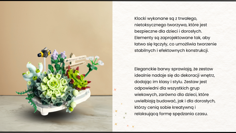 QBI, Botanical Garden, klocki konstrukcyjne, 389 elementów