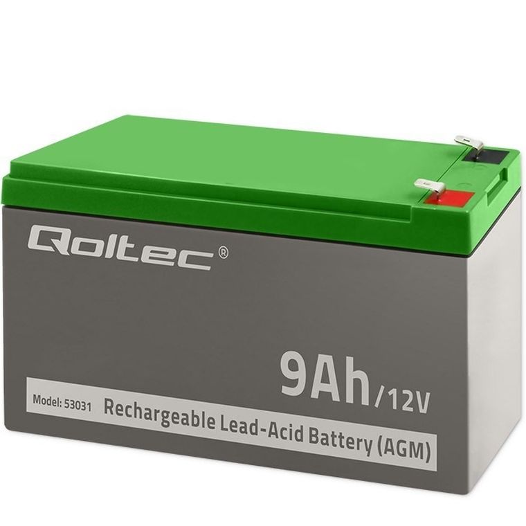 Qoltec, akumulator żelowy, 53031
