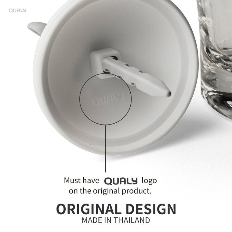 Qualy, Mouse, pojemnik do robienia lodów, 10435-WH-GY