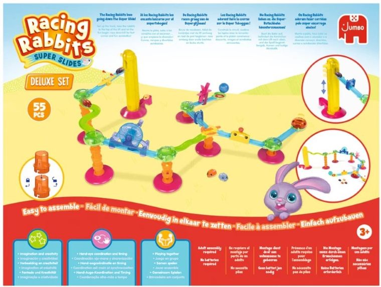 Racing Rabbits, Deluxe, Kulodrom, 55 elementów