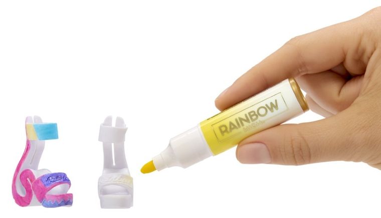 Rainbow High, Air Brush & Create, lalka modowa, Green Eyes