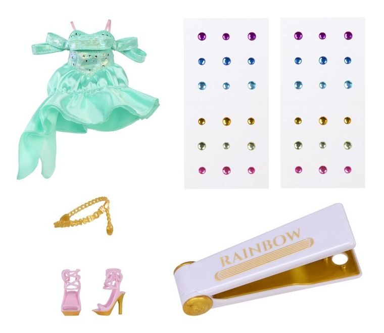 Rainbow High, Be Dazzling, Celine Turquoise, lalka modowa