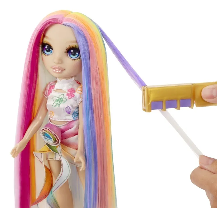 Rainbow High, Hair Chalk & Style, Amaya, lalka modowa