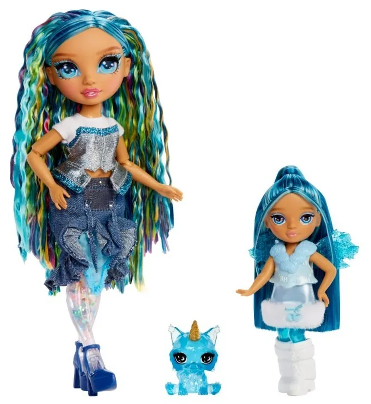 Rainbow High, Littles, Fantasy Fairies, Sapphire, lalka modowa