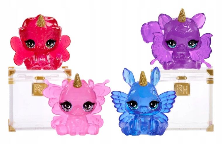 Rainbow High, Shimmers with Slime, Violet, lalka modowa z masą plastyczną