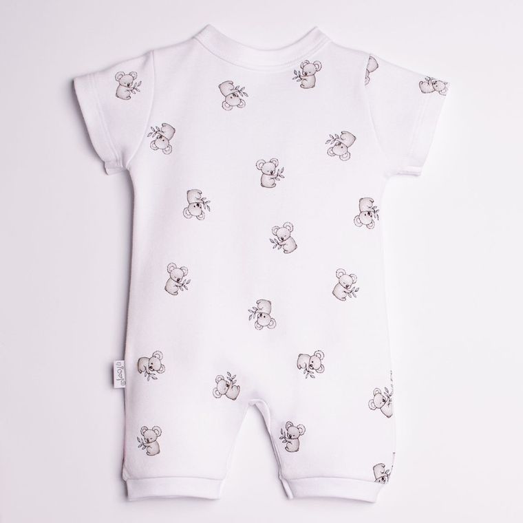 Rampers chłopięcy, biały, Nicol