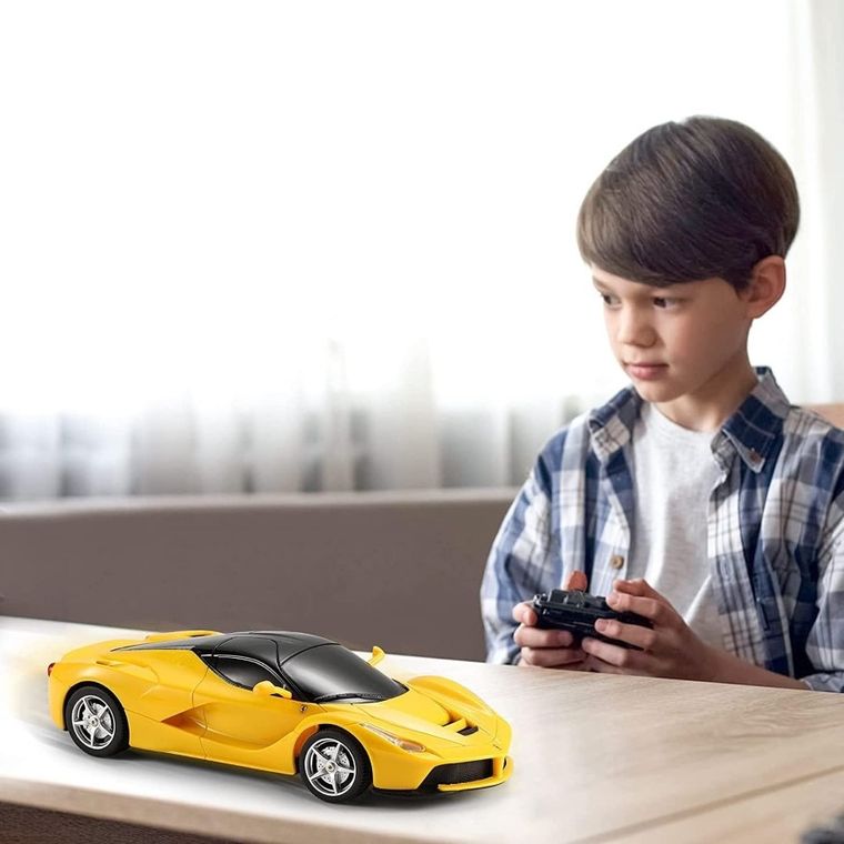 Rastar, Ferrari LaFerrari, pojazd zdalnie sterowany, żółty, 1:24
