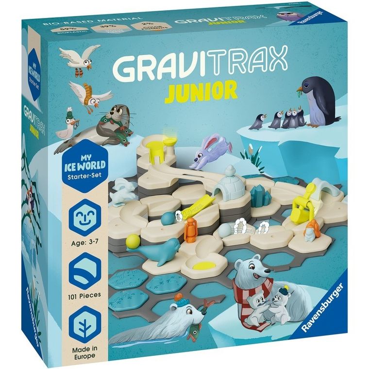 Ravensburger, GraviTrax Junior, Lodowa Przygoda, zestaw startowy