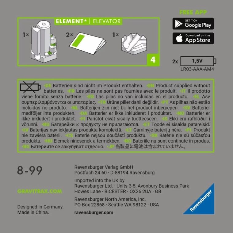 Ravensburger, GraviTrax Power, Winda, zestaw uzupełniający