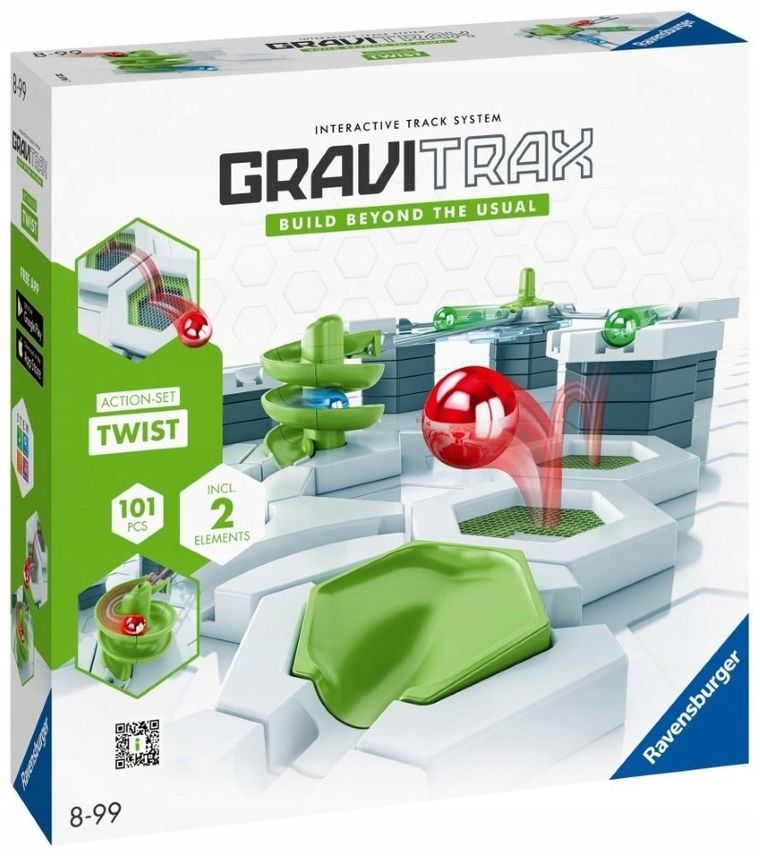Ravensburger, GraviTrax, Twist, zestaw startowy