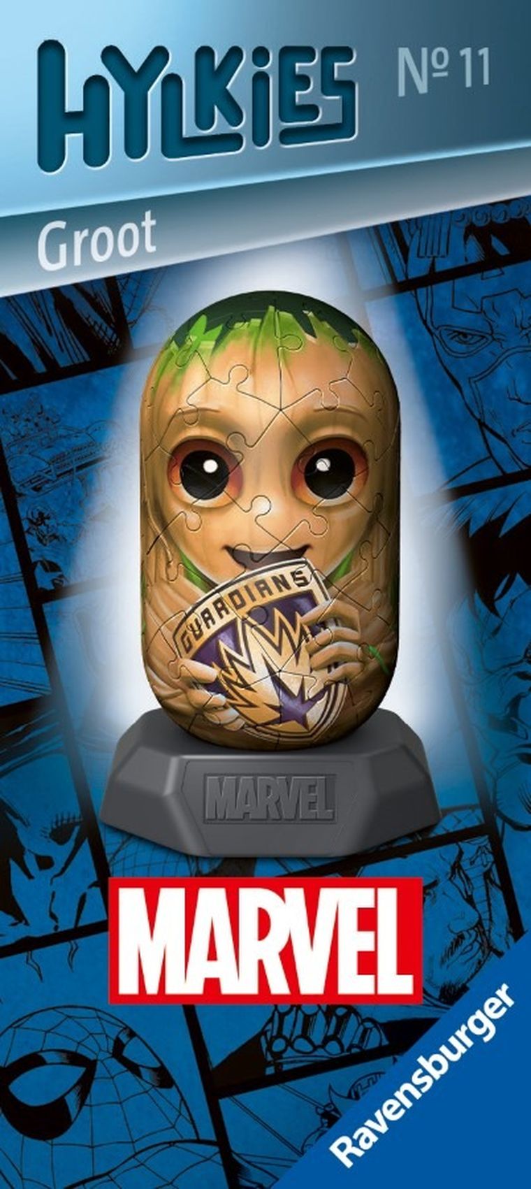 Ravensburger, Hylkies, Groot, puzzle 3D, 56 elementów