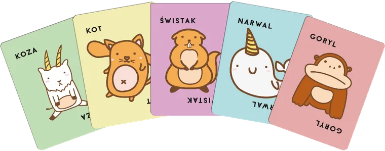 Rebel, Buła, Pizza, Kot, Ser, Koza, gra towarzyska