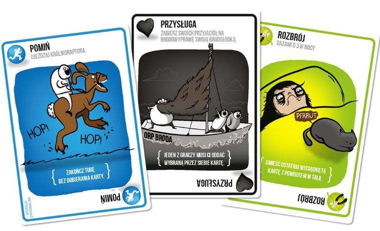 Rebel, Eksplodujące Kotki, gra towarzyska