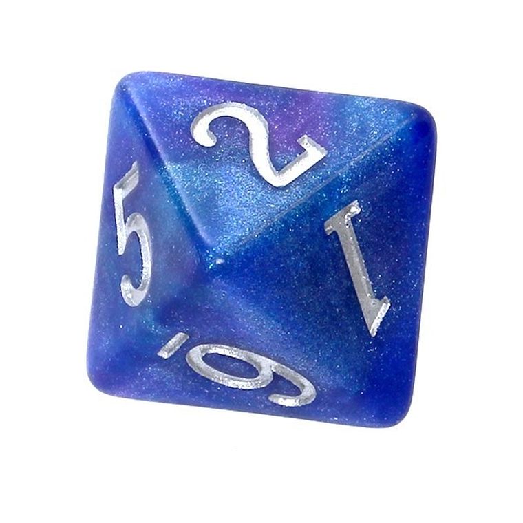 Rebel, komplet kości, akrylowe, Zmierzch