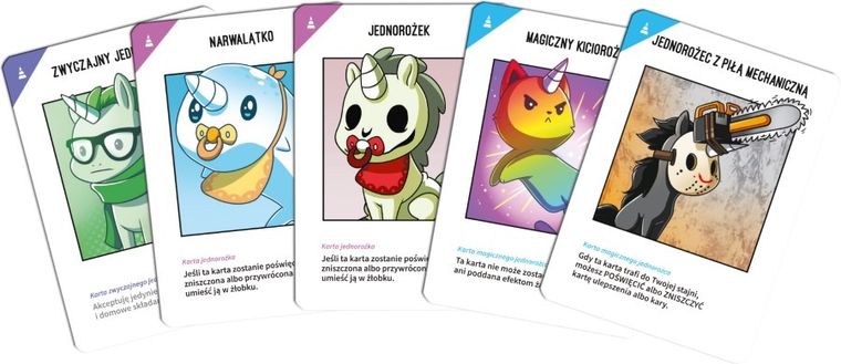 Rebel, Odjechane Jednorożce, gra karciana