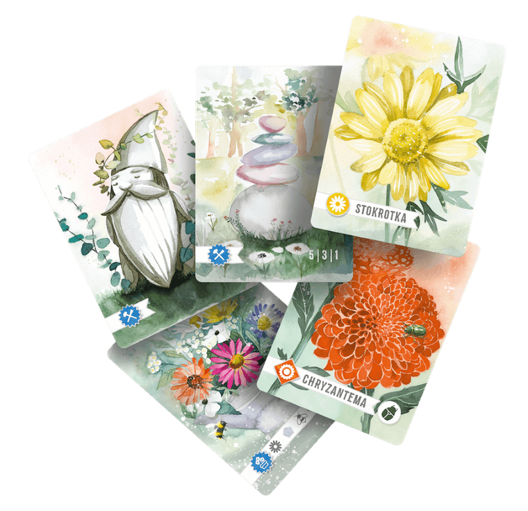 Rebel, Pachnący ogród, gra karciana