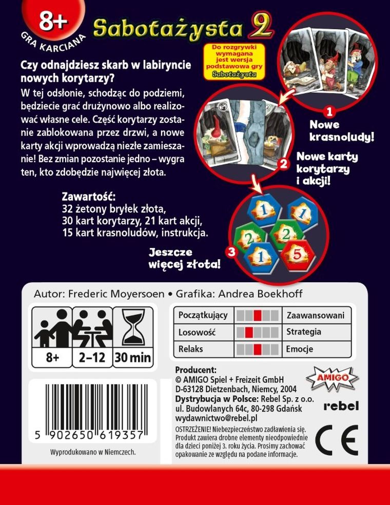 Rebel, Sabotażysta 2, gra karciana