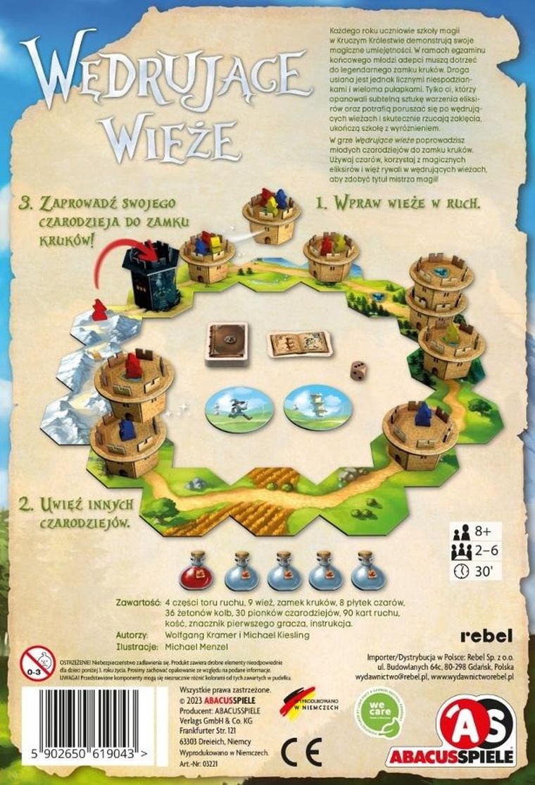 Rebel, Wędrujące wieże, gra familijna