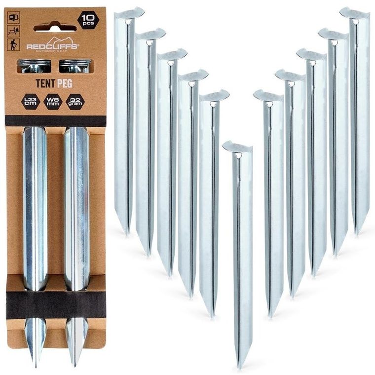 RedCliffs, śledzie do namiotu, 23 cm, 10 szt.