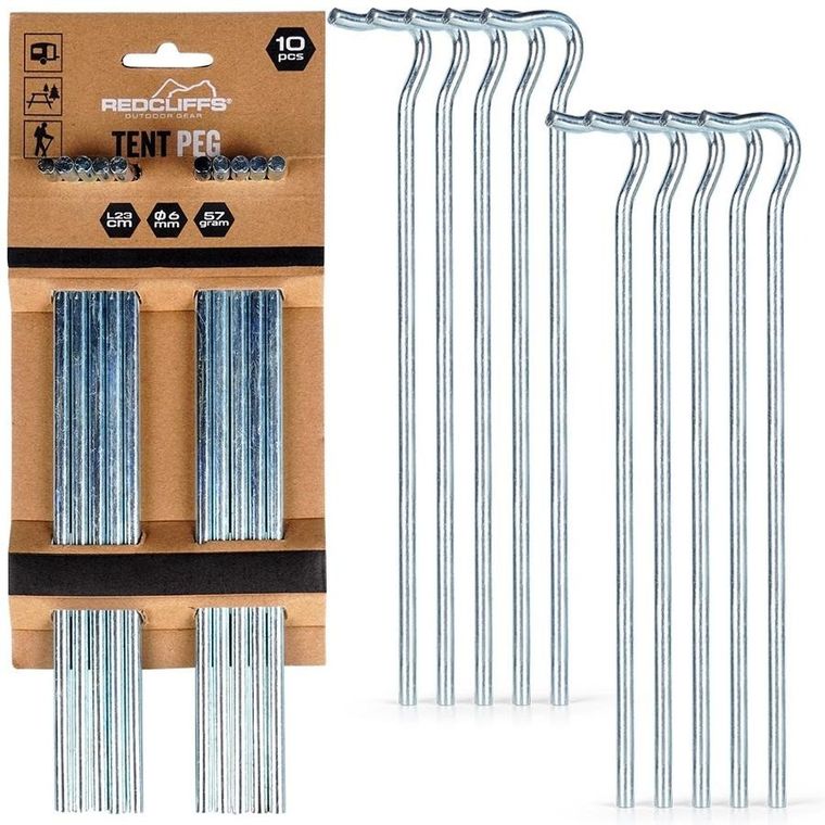 RedCliffs, śledzie do namiotu, 23 cm, 10 szt.