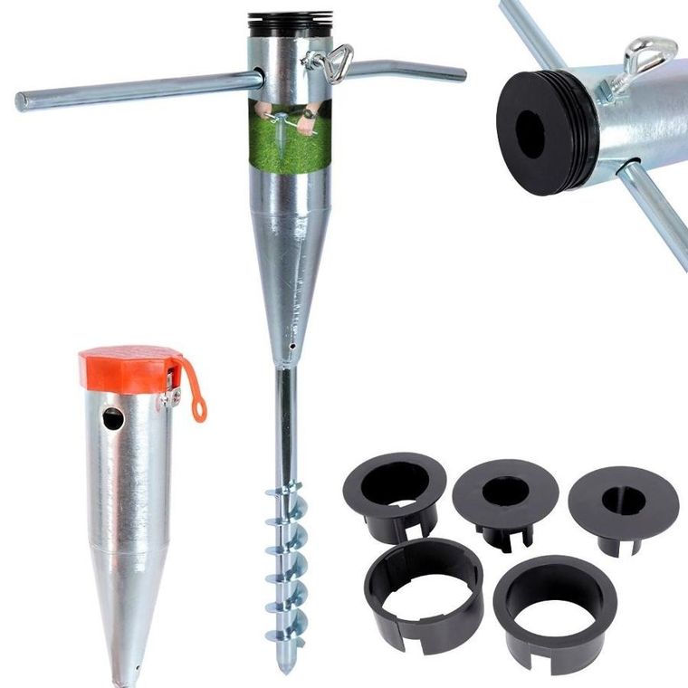 RedCliffs, stojak wkręcany do parasola ogrodowego, metalowy