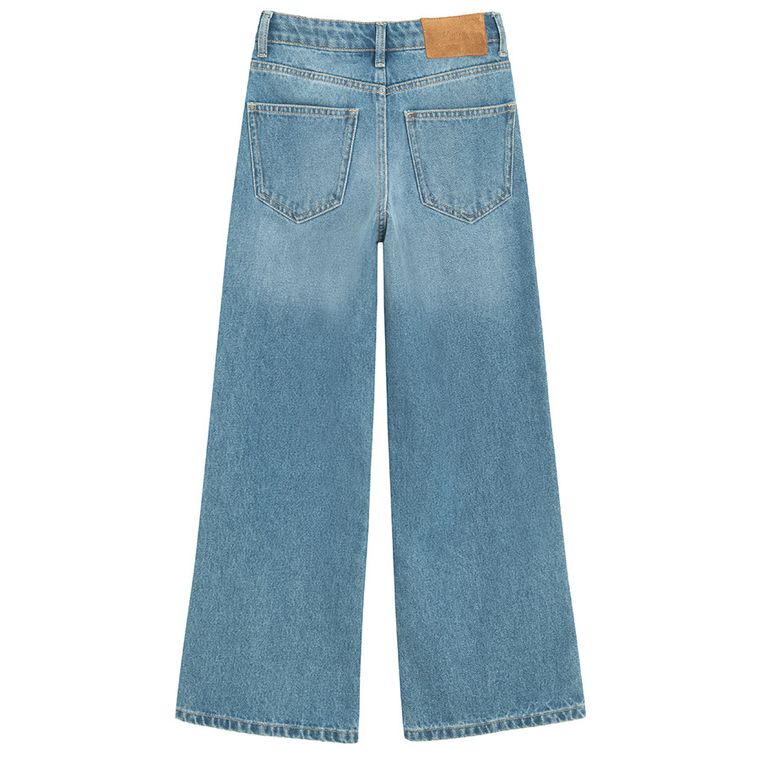 Regulowane jeansy z szerokimi nogawkami NOWEAR